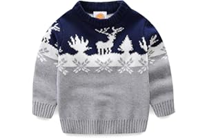 Mud Kingdom Niños Suéteres de Navidad Ropa de Renos de Navidad