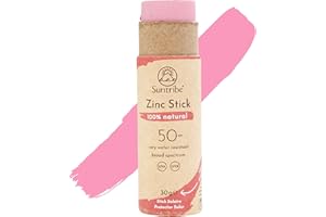 ‎SUNTRIBE Suntribe Mineralischer Bio-Sonnenstift mit Zink LSF 50/30 g, Retro Rot - 100% Natürlich, Riffsicher, Mineralischer UV-Filter - Sehr Wasserfest, Zero Waste - Gewinner Beauty Shortlist Awards
