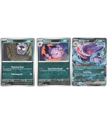 gastly haunter gengar pokemon cards 057/091 - Paldean Fates – – Evolution Card Lot OPTION:SEALED precon Fx2 / None / Doctor Who Commander Set