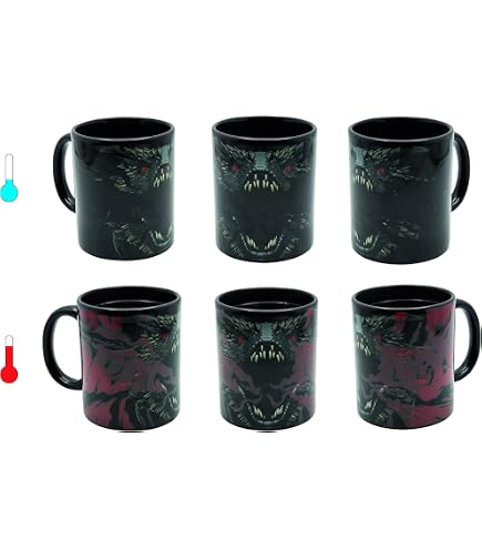 Half Moon Bay: Tazza Termocangiante DC Comics - Batman | Tazza grande da colazione personalizzata, 11x9 cm, confezione regalo | Tazza colazione Batman, Licenza ufficiale 100