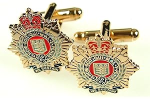 BRIGADE UK RLC Royal Logistic Corps Deluxe UK made Classic Gold plated Veterans Cufflinks