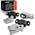 A-Premium 3PCS Engine Motor Mount and Transmission Mount Set Compatible with Smart Fortwo 2011-2015 Electric, Fortwo 2008-2015 L3 1.0L Petrol, Replace# A1322200148, A1322200248
