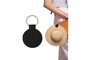 KGDUYC Pince à Chapeau Magnétique, Pince à Chapeau Cuir, Sac à Chapeau Portable pour Femme Homme Chapeau Sac de Voyage Accessoire de Plein Air