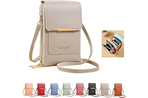 rackbone Sac Bandoulière Femme Pochette Téléphone Portable Avec Fenêtre Pour Écran Tactile Et Pince à Une Épaule - Petit Sac à Main