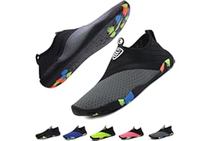 DRECAGE Buty wodne męskie i damskie do gołych stóp, szybkoschnące skarpety do sportów wodnych, nurkowania, jogi, buty na plażę, do pływania i surfowania