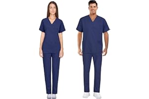 Proluxe Professional Healthcare - Completo da camice e pantaloni, unisex