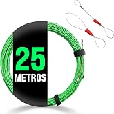 AG LogiShop Professional Cable Guide 25 m and 4 mm + Electric Cable Grout with 2 Handles + Organizer Tape | Resistant Cable G