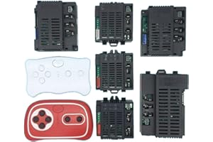 HEIBTENY 1 set di controllo auto elettrica ricevitore (RX18 B 12 V set completo rosso)