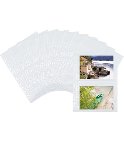 SAFE Fotohüllen DIN A4 – 50 Stück, Für Fotos, Postkarten & Banknoten