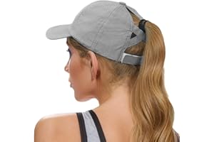 SAHRCH Women Ponytail Baseball Cap - Summer Running Hats Adjustable Sun Caps Ladies UK