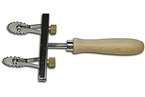 ELETTRO CENTER Taglia Pasta Regolabile 2 Lame Inox Dentate cod. 99Tpdr