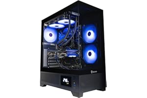 BREUNOR NOBLE CHOICE BREUNOR Kraken - Ordinateur de Bureau Gaming Ryzen 7 7800X3D jusqu'à 5.00GHz, RTX 4070 Ti Super 16Go, RAM 32Go 6000MHz, SSD NVMe 1000Go, Watercooling CPU 240mm, Windows 11 Pro, Pc Gamer