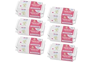 HIPP BABYSANFT HiPP Baby - Salviettine Delicate per Neonati, Soffici e Extra Morbide, Pelli Normali, 6 Confezioni con 2 Pacchi da 56 Salviettine