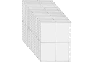 SLIVERDEW 30 sztuk segregatorów na karty fotograficzne, A5 kieszenie 6 otworów, wodoszczelne segregatory z luźnymi arkuszami, 4 sztuki, wodoszczelne, przezroczyste segregatory z PCW, do dokumentów,