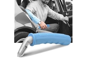 NINEMAX Einstiegshilfe Auto Senioren, Ausstiegshilfe Auto für Ältere Menschen, Haltegriff Autogriff Zum Aussteigen Mobilitätshilfe Grip Helfer,1 Stück (Hellblau)