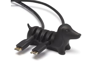 GIFTS FOR READERS & WRITERS Kord Keeper Cable Holder Clip | Cable Tidy Organiser | USB Charging Cable, Power Cord, Phone Cable Management | Desk Tidy | Home Organisation | Gift Idea for Office, Desk, Home, Dog Lovers