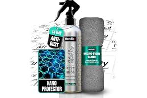 Hendlex Renovateur Plastique Voiture Interieur et Nettoyant Tableau de Bord Voiture 200ml