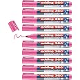 EDDING Marqueur pour Tableaux blancs 661 Rouge Pointe Ronde 1-2 mm x 5
