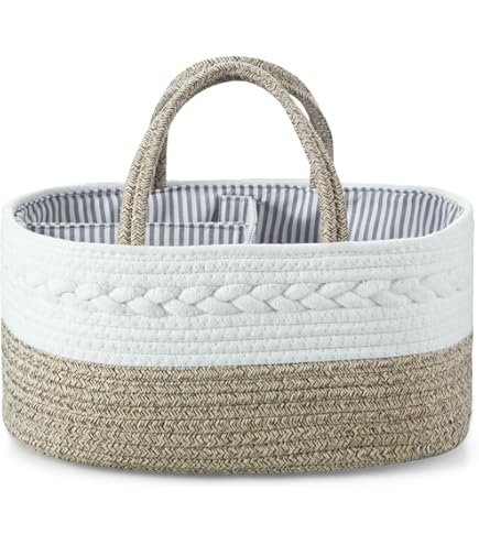 Organizer Portatile Per Pannolini - Contenitore Multiuso Per Auto E Casa Con Tasche Rimovibili, Grigio - Foto 14