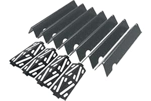 PETKAO Grillteil für Weber Genesis II Grillteile, Weber Genesis II 410 & II LX 440 Modelle (2017 & neuer), Genesis II E-410, II E-435 für Weber Flavorizer Bars 66033 66797 6 6030 & Wärmeabweiser 66041 66686