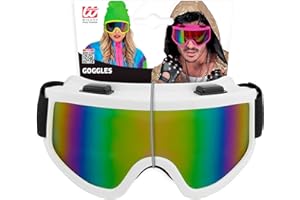 W WIDMANN MILANO Party Fashion - Occhiali da sci/snowboard, accessorio per costumi di carnevale anni '80, feste a tema après-ski
