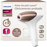 Philips Lumea Serie 9000, Depiladora Luz Pulsada, Piel Suave Desde Casa, Con Funda, Accesorios para el Cuerpo, Cara y Zonas d