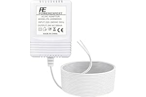 LIANSUM 24V 500mA C Wire Adapter Compatible with Thermostat and Doorbell Transformer, Compatible with Ring Doorbell, Nest, Ecobee, Sensi Smart WiFi Thermostat, Honeywell, Nest Hello,8M (315") Cord
