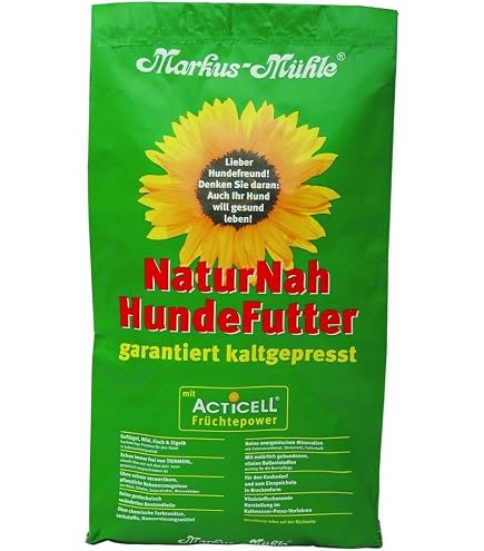 MLLER'S NATURHOF  Huhn | Natrlich kaltgepresstes Trockenfutter mit  Gartengemse und Wiesenkrutern fr ausgewachsene Hunde. Alleinfutter ohne  Zusatzstoffe im Beutel | 15kg Huhn : Amazon.de: Haustier