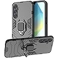 SPAZY CASE® Samsung Galaxy A36 5G Back Cover | Dual Layer Armor Defender Full Body Protective + PC Hybrid Kickstand Back Case for Samsung Galaxy A36 5G