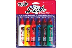 I Love To Create Tulip Dimensional Fabric Paints 1.25oz 6/Pkg-Slick