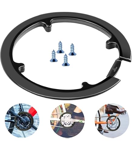 Protège-pédalier De Vélo - Housse De Protection Pour Chaîne Et Manivelle - Installation Facile Et Nettoyage Simple