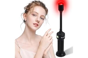 ‎TRAYVESPACE Rotlichtlampe Therapie, 660/850/940nm Red Light Therapy, Aufladbare Rotlicht Therapie mit Timer, für Lindert Knie Gelenk Muskelschmerzen