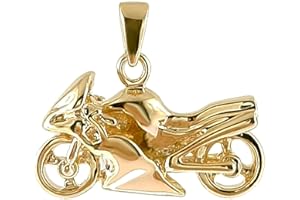 BIG BANG BIJOUX Pendentif Moto Plaqué Or 18 carats - Homme - Mixte