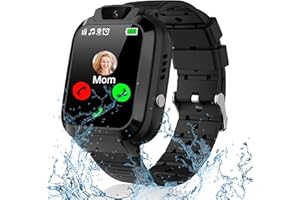 YEDASAH Kinder Smartwatch mit GPS, Smartwatch Kinder mit GPS und Telefon, Kinder GPS Intelligente Uhr SOS wasserdichte IP68 Voice Chat Schulmodus Geschenke Anrufen für Jungen Studenten Kinder