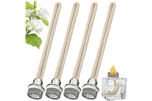 WIYETY lampa zapachowa knot z palnikiem katalitycznym: WIYETY lampa olejowa knot zamiennik lampy katalitycznej z palnikiem, do ulepszenia powietrza w pomieszczeniach, dekoracja domu, 18 cm (srebrna)