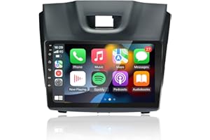 EZoneTronics Android 13 Radio de Coche Estéreo para Isuzu D-MAX 2012-2018, MU-X 2013-2017 con Carplay Android Auto Pantalla táctil 9 Pulgadas Navegación GPS Bluetooth USB WiFi FM RDS Player 2G + 32G