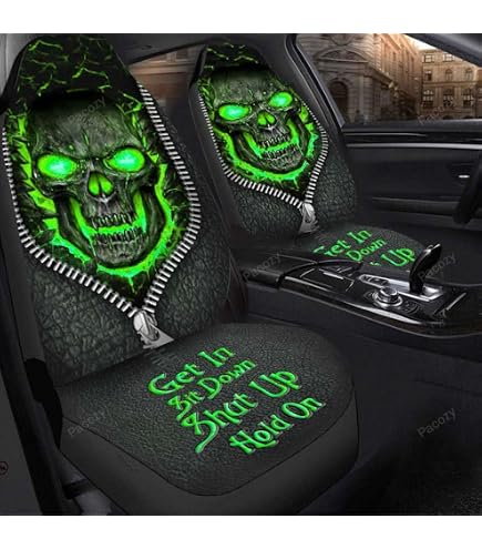 Produktbild von 4 Stück Auto Kopfstützenbezüge, Weihnachten Kopfbedeckung Für Autositze
