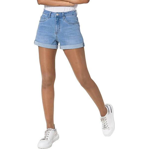 Short Femme Taille Haute En Tweed - Coupe Large Élégante - Fermeture Éclair - SOLY HUX