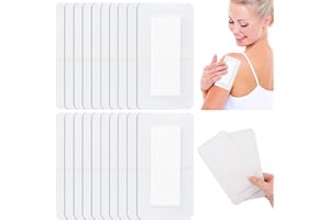 BQMEZRNUS Pack of 20 Adhesive Wound Dressings（100mm X 200mm ） Dressings for Wounds Cuts and grazes, Diabetic Leg ulcers, Venous Leg ulcers, Pressure Sores Hypoallergenic Plasters for Wounds