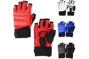 Hwtcjx Guanti da Boxe, Guantoni Boxe, Guantoni da Boxe per Bambini 3-12 Anni, Guanti da Karate MMA Aekwondo Allenamento Arte Marziale Combattimento Muay Thai