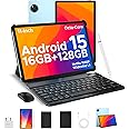DOOGEE U11 2025 Newest Tablet 11'' Android 15 16GB+128GB/2TB TF Octa-Core, 90Hz Display, 8580mAh, Netflix 1080P Android Tablet, Bluetooth 5.0+5G WiFi Tablet, Tablet with Pen, Keyboard, Mouse&Case-Blue