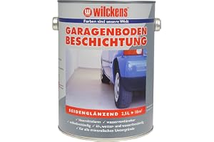 Wilckens Garagegolvbeläggning, 2,5 l, RAL 7001 silvergrå