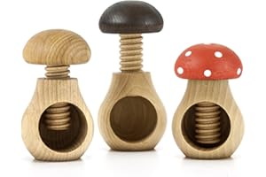 Holzfee Nussknacker Trio Set (Pilz H+D+F)