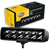 Hella Led-Uzun Huzme Far Mini Lightbar 6.2" - 12/24V - 2000Lm - D&ouml;rtgen - Spot Işıklandırma Sistemi - Kablo Uzunluğu: 800Mm -