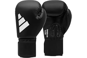 Adidas Speed 50 Boxing Gloves for Men, Women & Kids Intermediate Level PU Training Gloves Perfect for Fitness Classes, Boxing Bag Workouts, and Sparring