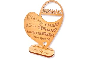 DIGIDU Regalo Hermano Cumpleaños Tarjeta Regalo Hermano Tarjeta Felicitacion Hermano Tarjeta Regalo Amigo Tarjeta Felicitacion Amigo Regalo Mejor Amigo Regalo Original Hombre (Hermano)