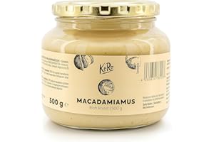 ‎KORO KoRo - Macadamiamus Rich Roast 500 g - 100% Macadamianüsse - Vegan - Als Snack oder Topping für Süßes