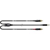 CORDIAL Cable Y Adapter Minijack Stereo/2 Rca 1.5 m Cable Adapter Essentials Mini-Jack / RCA