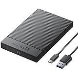 Custodia per Disco Rigido da 2,5 Pollici, Custodia per Disco Rigido USB 3.0 senza Strumento SANZANG, Supporta UASP, per SSD S
