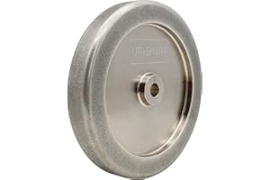 UF-SHARP CBN Sanding Disc, 200 mm Diameter x 32 mm Width x 15.875 mm (5/8 Inch) Bore (Grit 320)